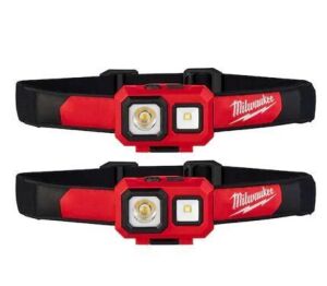 Milwaukee 450 Lumens LED Spot/Flood Headlamp (2-Pack)