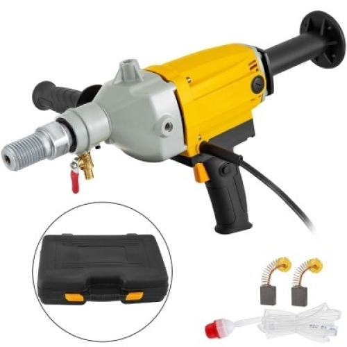 5"&nbsp;130mm Handheld Concrete Core Drill 2180w - Appears New with Broken Case, Tested/Works