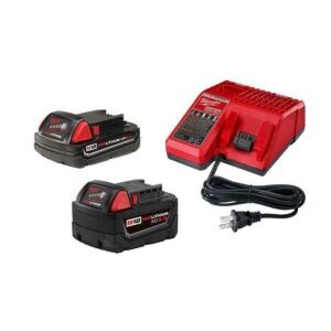 Milwaukee M18 REDLITHIUM XC5.0 Resistant Battery Starter Kit