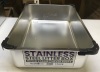 Stainless Steel Litter Box, Never Stains or Rusts - Appears New