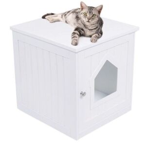 Decorative Cat House & Side Table