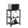Kitchen Microwave Cart 3-Tier&nbsp;
