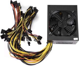 2000W Mining Machine Power, Active Pfc, 14CM 160V-240V Super Powerful Double BallFan, Supply Psu For 8 GPU Eth Rig EthereumMiner