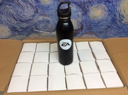 Case of (24) h2go solus EA Stainless Steel 24 oz Water Bottles - New&nbsp;