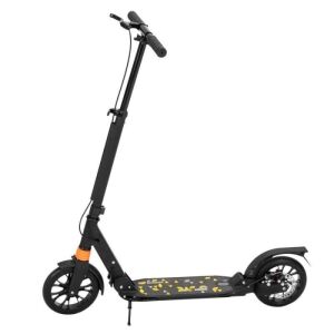 Height Adjustable Folding Scooter with Shock Absorber