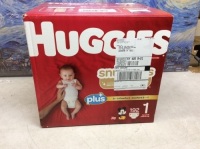 Huggies Little Snugglers Plus+, Size 1, 192 ct - New/Unopened