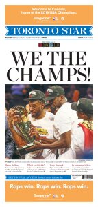 We The Champs! Newspaper