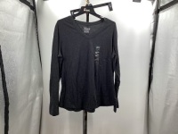 Natural Reflections Long Sleeve V-Neck Shirt, XL