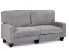 Upholstered Fabric Loveseat Couch