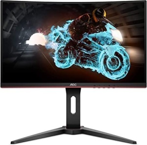 AOC C24G1A 24" Curved Frameless Gaming Monitor, FHD 1920x1080, 1500R, VA, 1ms MPRT, 165Hz - New/Unopened