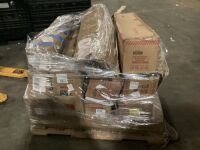 Pallet of Mixed Condition E-Comm Return Artificial Christmas Trees