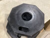 Lot of (6) Traffic Cone Bases&nbsp;