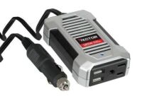 Vector&nbsp;120 Watt Power Inverter, 12V DC, 120V AC, Dual USB Charging Ports