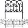 Decorative Garden Fence&nbsp;18in x 7.5ft Coated Metal&nbsp;