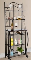 Artisasset 5-Tier Metal Kitchen Rack,&nbsp;Black