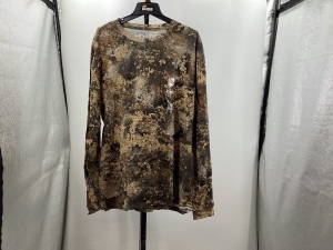 Red Head Long Sleeve Camo Shirt, 2XL