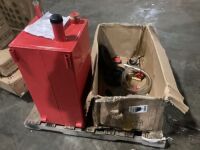 Heavy Duty 30 Gallon Portable Fuel Transfer Gas Can Caddy - For Parts or Repair&nbsp;