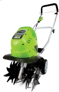 Greenworks 40V 10-Inch Cordless Cultivator, Battery Not Included 27062. Appears New