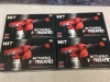 Lot of (4) BESWIT Blaster Toy Gun, Soft Foam Darts - New/Unopened