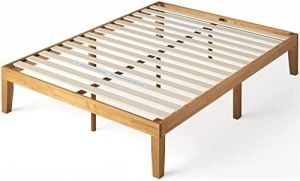 ZINUS Moiz Wood Platform Bed Frame, Queen  