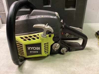 Ryobi 18 in. 38cc 2-Cycle Gas Chainsaw - For Parts Only