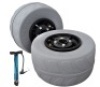 Beach Balloon Wheels&nbsp;for Kayak Dolly, Canoe Cart and Buggy, Air Pump, 2-Pack