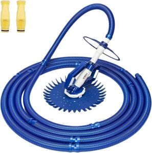 VINGLI Pool Vacuum Above Ground Indoor Outdoor Automatic Swimming Pool Cleaner 