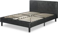 ZINUS Jade Faux Leather Upholstered Platform Bed Frame with Wood Slat Support, Queen&nbsp;