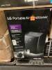 LG Electronics10,000 BTU (DOE) 115-Volt Portable Air Conditioner LP1021BSSM Cools 450 Sq Ft with Dehumidifier Function, Wi-Fi Enabled