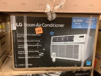 LG Electronics8,000 BTU 115-Volt Window Air Conditioner LW8017ERSM Cools 350 Sq. Ft. with ENERGY STAR and Remote, Wi-Fi Enabled
