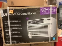 LG Electronics 10,000 BTU 115-Volt Window Air Conditioner LW1017ERSM Cools 450 Sq. Ft. with ENERGY STAR and Remote, Wi-Fi Enabled