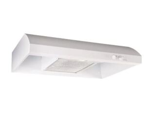 NuTone AR1 Series 30 in. 270 Max Blower CFM 4-Way Convertible Under-Cabinet Range Hood with Light in White