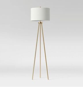 Project 62 Ellis Tripod Floor Lamp, Brass