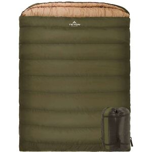 TETON Sports Mammoth 0°F Sleeping Bag Double Wide 94" x 62" 