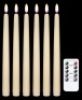 Flickering Flameless Taper Candles w/&nbsp;Remote & Timer