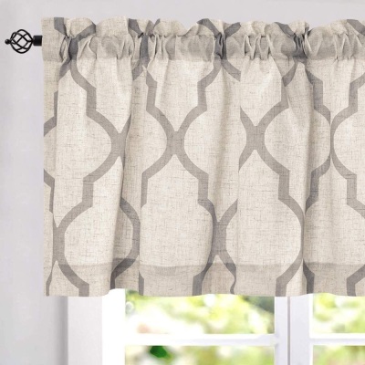 JINCHAN Moroccan Print Valance