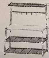 Microwave Oven Rack, May Be Missing Hardware