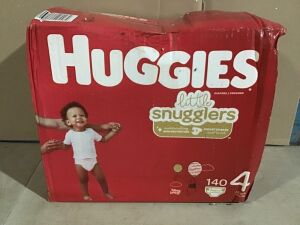 Huggies Little Snugglers Baby Diapers, Size 4, 140 ct