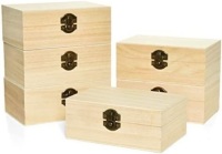 Rocinha 6pcs&nbsp;Unfinished Wooden Boxes