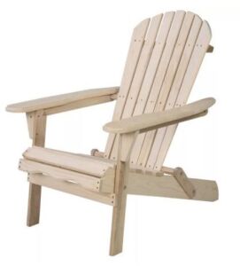 Folding Wooden Adirondack Chair 