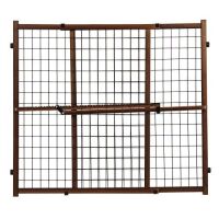 Evenflo Position & Lock Tall & Wide Baby Gate, Pressure-Mounted, Farmhouse Collection&nbsp;