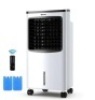 Costway 215 CFM 3-Speed Portable Evaporative Cooler Air Cooler Fan Filter Humidify Anion For 400 Sq.Ft. with Remote Control
