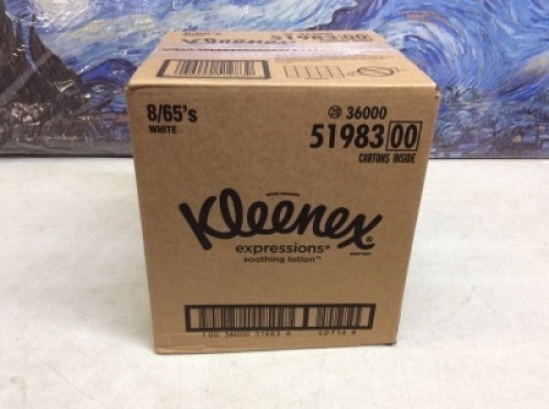 Kleenex Expressions Soothing Lotion Facial Tissues, 8 Cubes - New&nbsp;