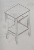 End Table, May Be Missing Hardware