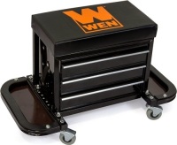 350-Pound Capacity Garage Glider Rolling Tool Chest Seat