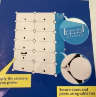 Shoe Organizer w/ Labels