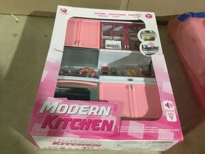 Modern Kitchen Doll Size Play Set 