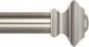Ivilon Drapery Treatment Window Curtain Rod, Square Design 1 1/8 Rod, 120 to 240 Inch,&nbsp;Satin Nickel