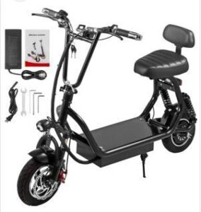 Electric Scooter 400W 21.9mph - Small Tear in Seat, Needs Fully Assembled