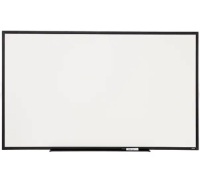 Staples Standard Durable Melamine Dry-Erase Whiteboard, Aluminum Frame, 5' x 3'